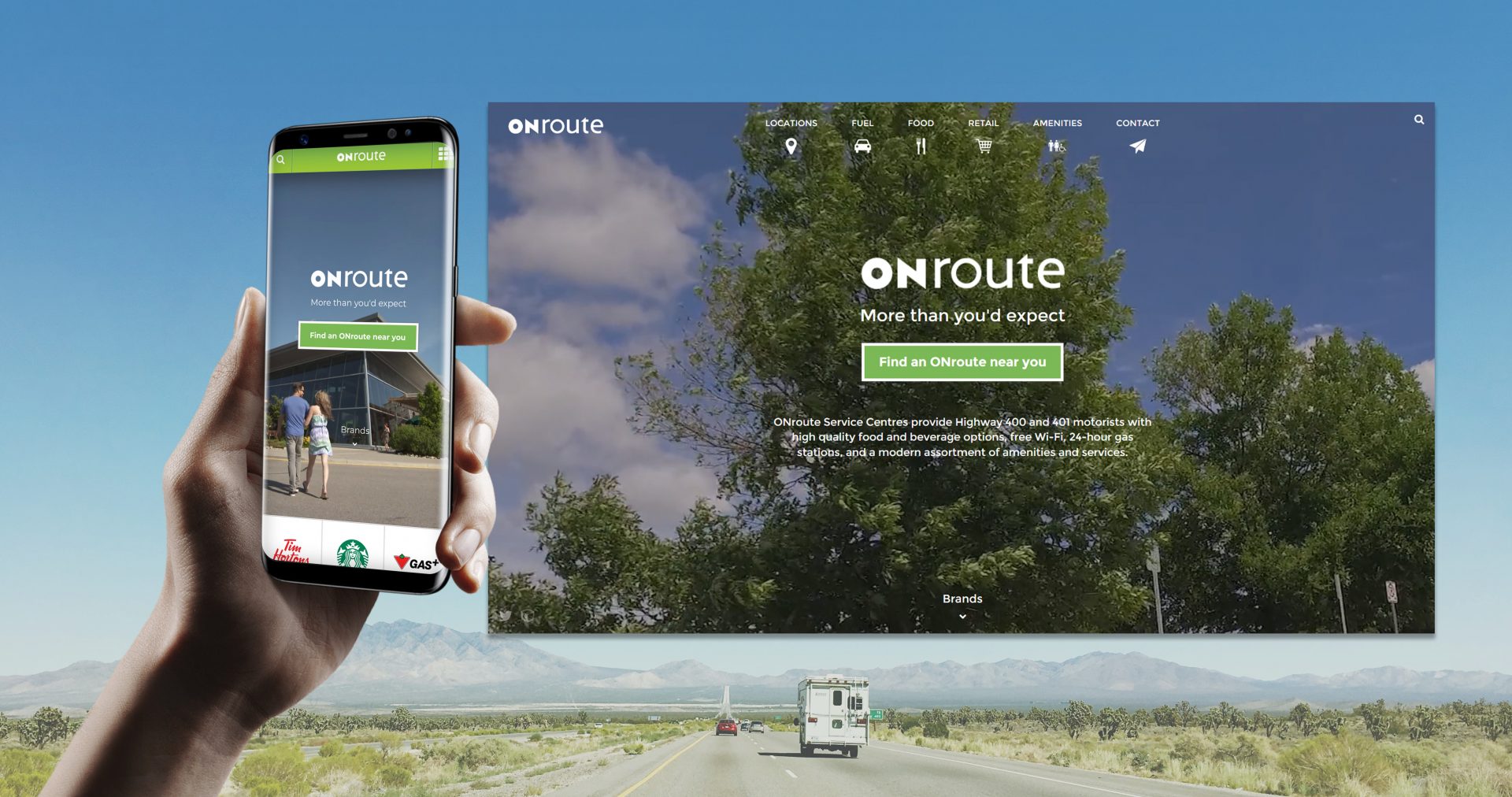 onroute website design