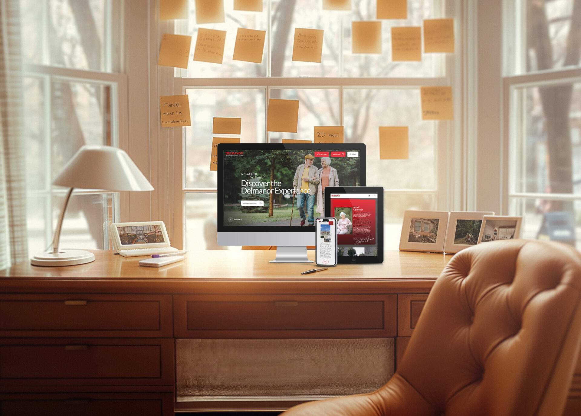 Delmanor Website Portfolio by Pixelcarve